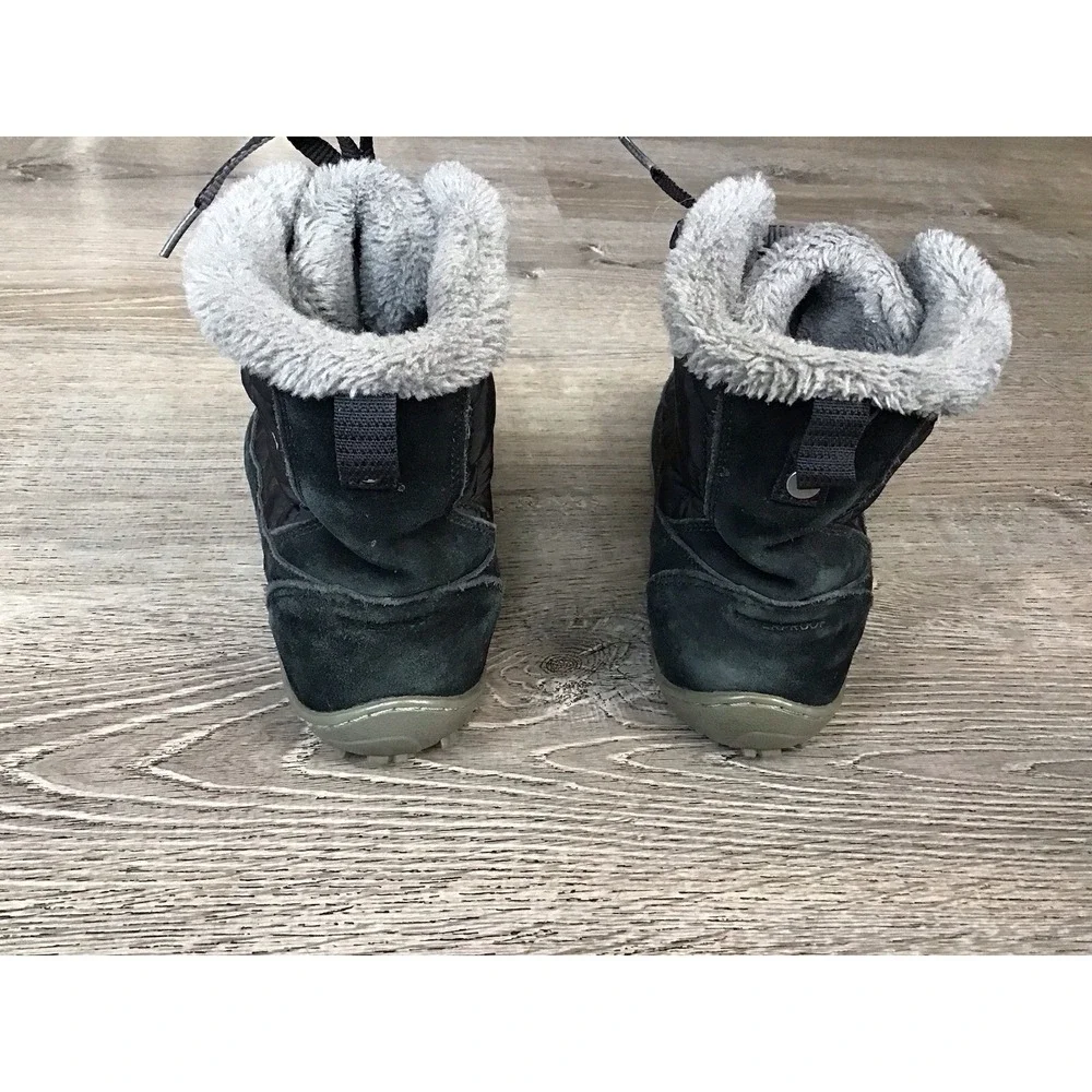 Columbia Women's Size 8 Waterproof Winter Snow Boots Black/Grey YL5207-011